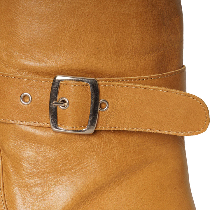 Bottes homme à boucle (modèle 400) cuir camel