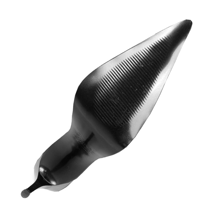 Kniehoher Stiefel mit Umschlag (Modell 465) Leder schwarz