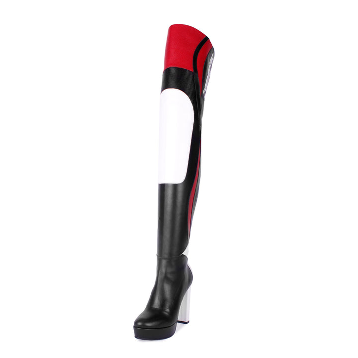 Botas Racer hasta el muslo (modelo 617) de cuero