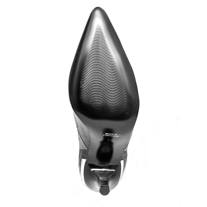 Cuissardes à talons très longs (modèle 106) cuir gris