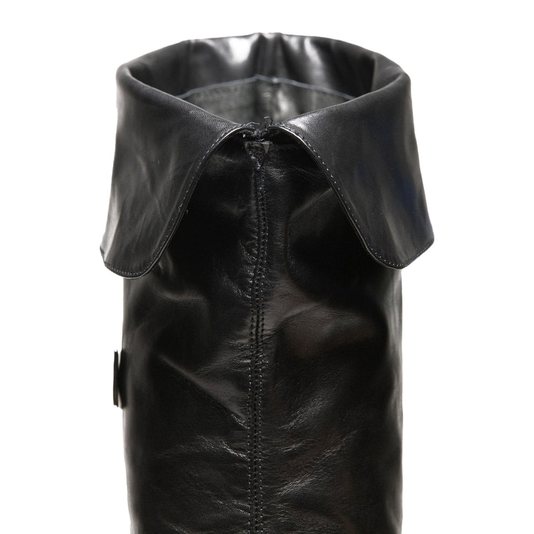 Cuissardes classiques à revers (modèle 111) en cuir marron