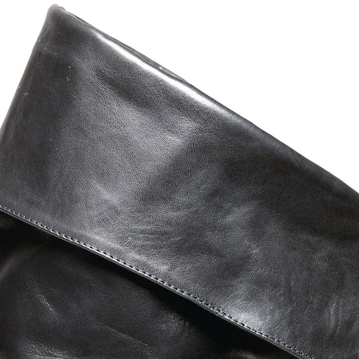 Cuissardes classiques à revers (modèle 111) cuir noir