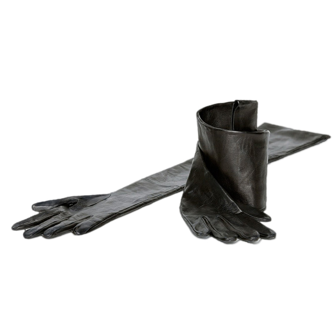 Gants d'operá (modèle 201) cuir noir