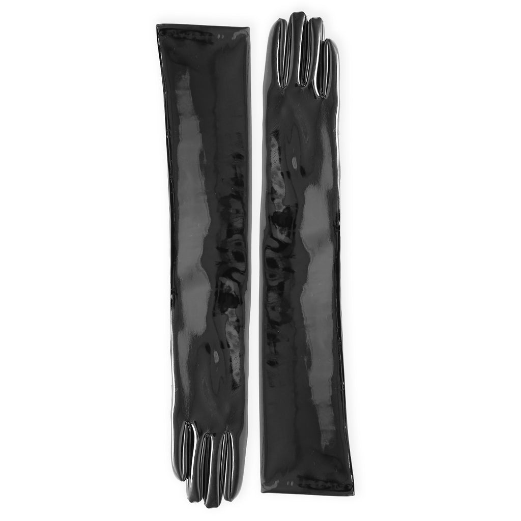 OPERA NATIONAL DE PARIS ベロア黒39 Opera gloves in vinyl elbow length (model 202) black – Fernando Berlin