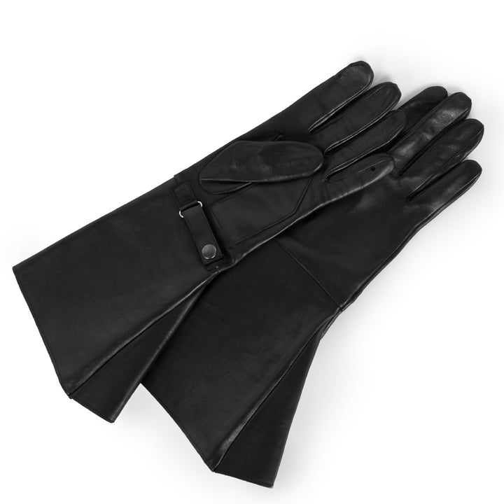Lederhandschuhe mit weitem Schaft (Modell 204) Leder weiß