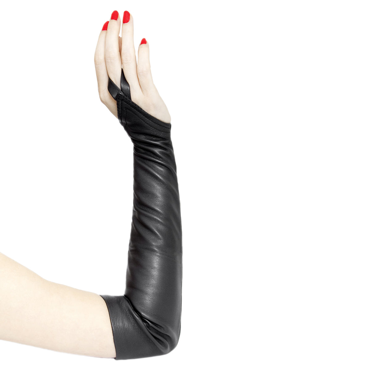 neu_in 22aw pleats detail leather gloves - メルカリ