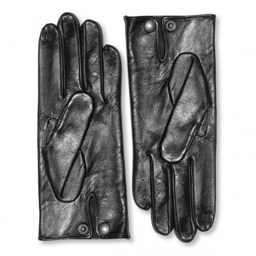 kurzfinger handschuhe leder Kurze Handschuhe aus Leder mit Knopf (Modell 210) Leder rot – Fernando Berlin
