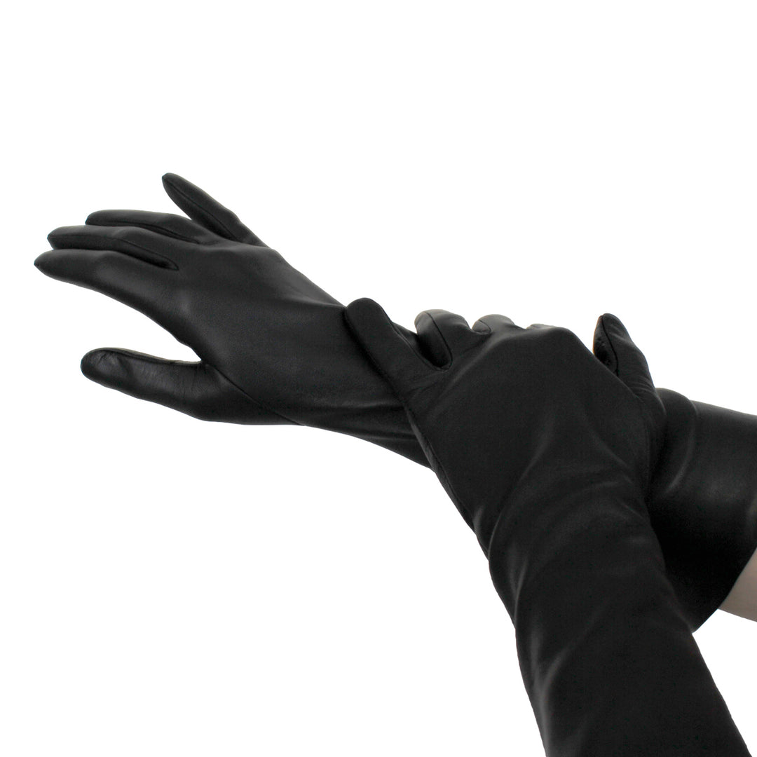 fernando berlin handschuhe Galahandschuhe aus Leder mit Knöpfen unterarmlang (Modell 215) Leder w – Fernando Berlin