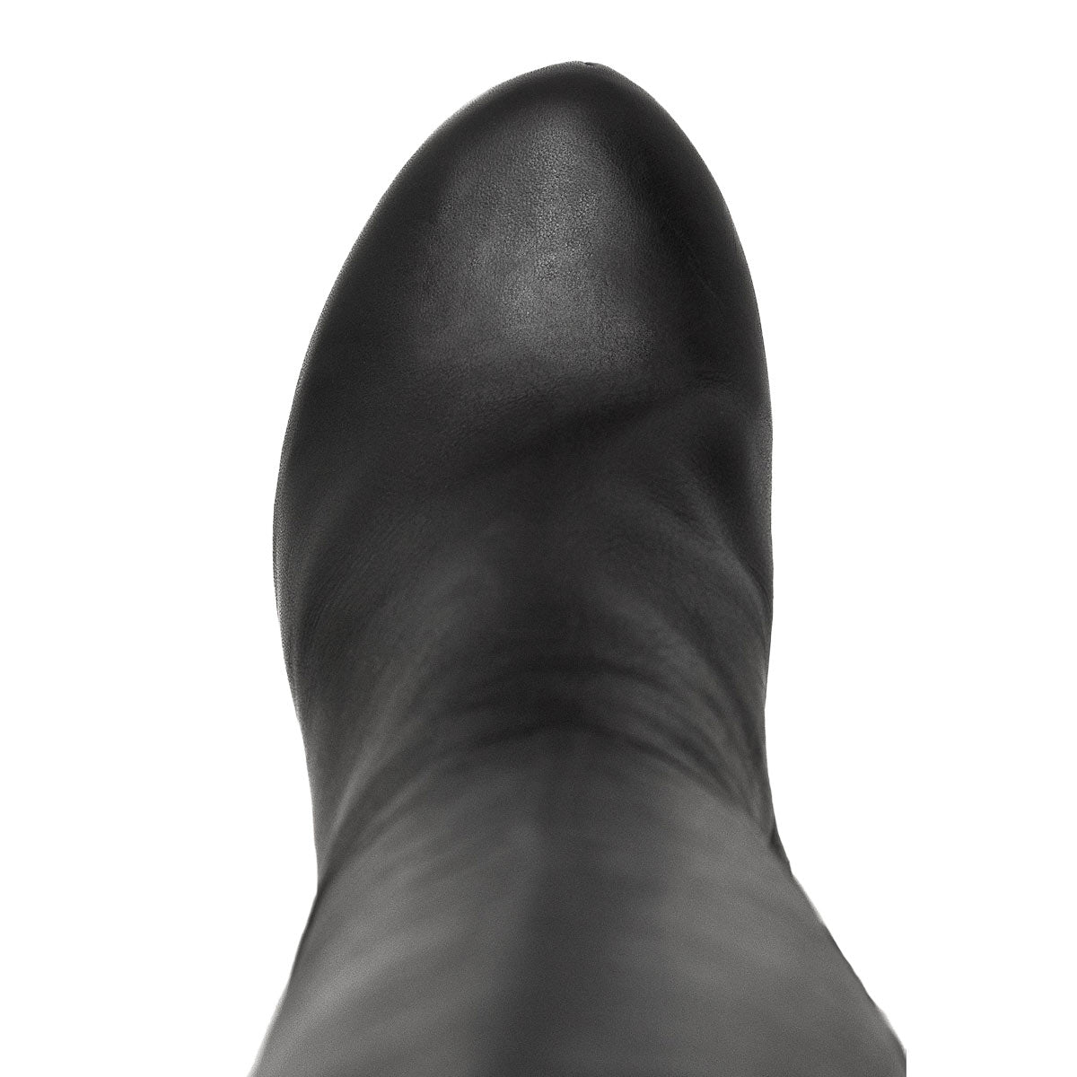 Super long boots with platform (model 318) leather black