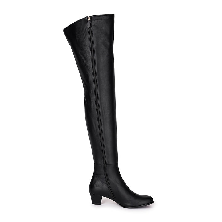Over-the-knee boots "Frédérique Bel" (model 595) leather black