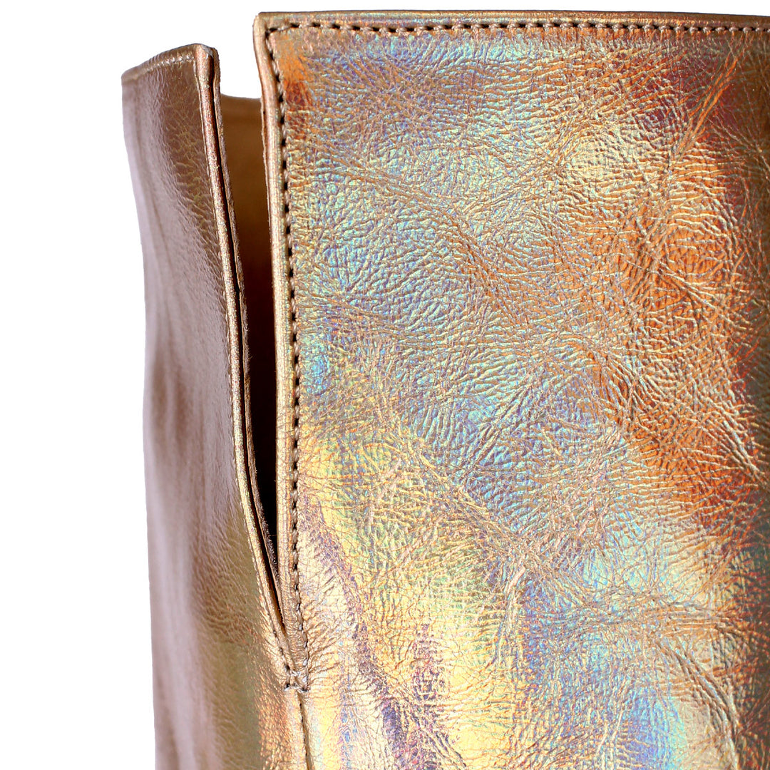 Over-the-knee boots "Frédérique Bel" (model 595) leather gold 