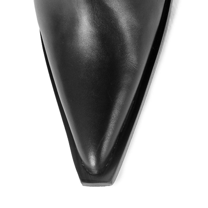 Santiags jusqu'à la cuisse (modèle 612) cuir camel