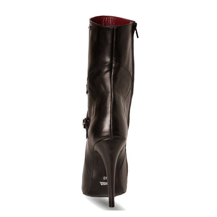 Bottines à brides (modèle 810) vinyle blanc