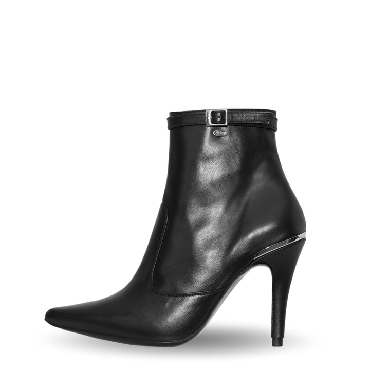 Bottines à fines brides (modèle 811) cuir noir