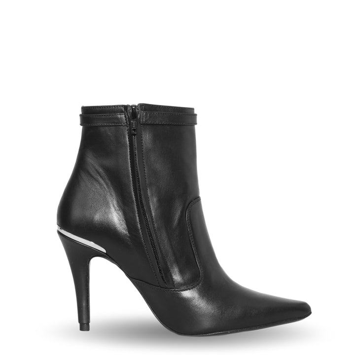 Bottines à fines brides (modèle 811) cuir noir