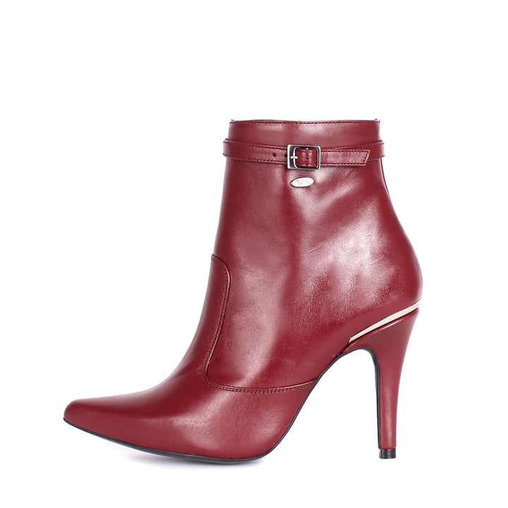 Stiefelette mit schmalem Riemchen (Modell 811) Leder oxblood
