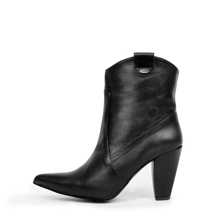 Bottines style western (modèle 812) cuir camel