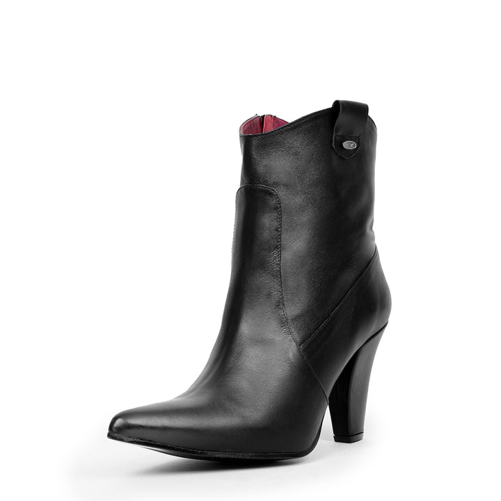 Bottines style western (modèle 812) cuir camel