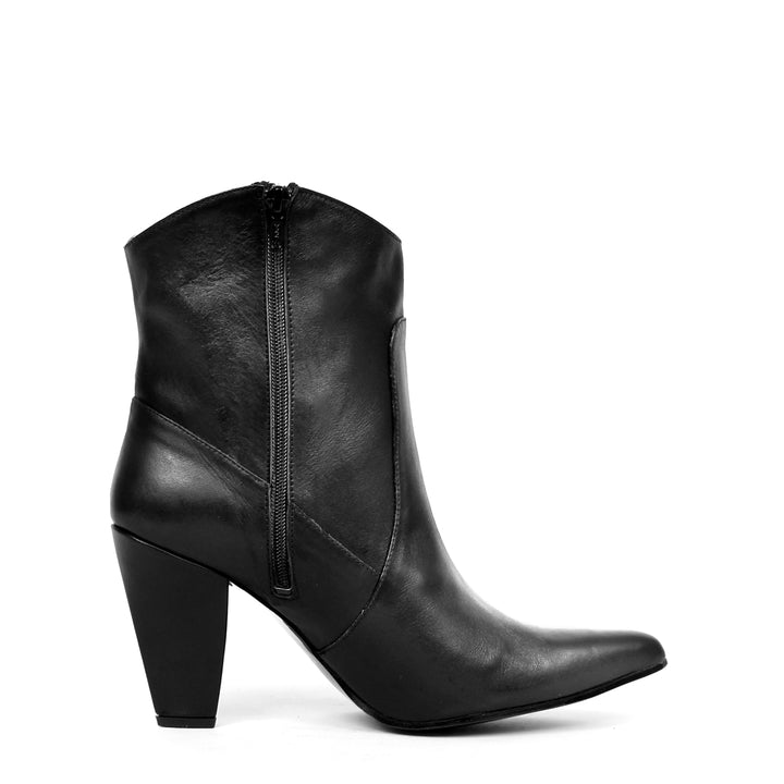 Bottines style western (modèle 812) cuir camel