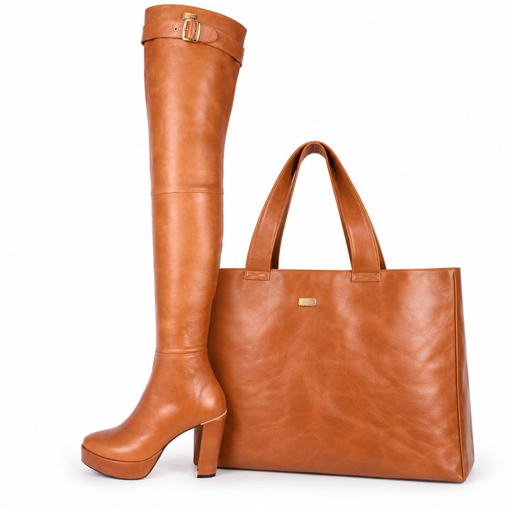 Tote Bag aus Leder oder Vinyl