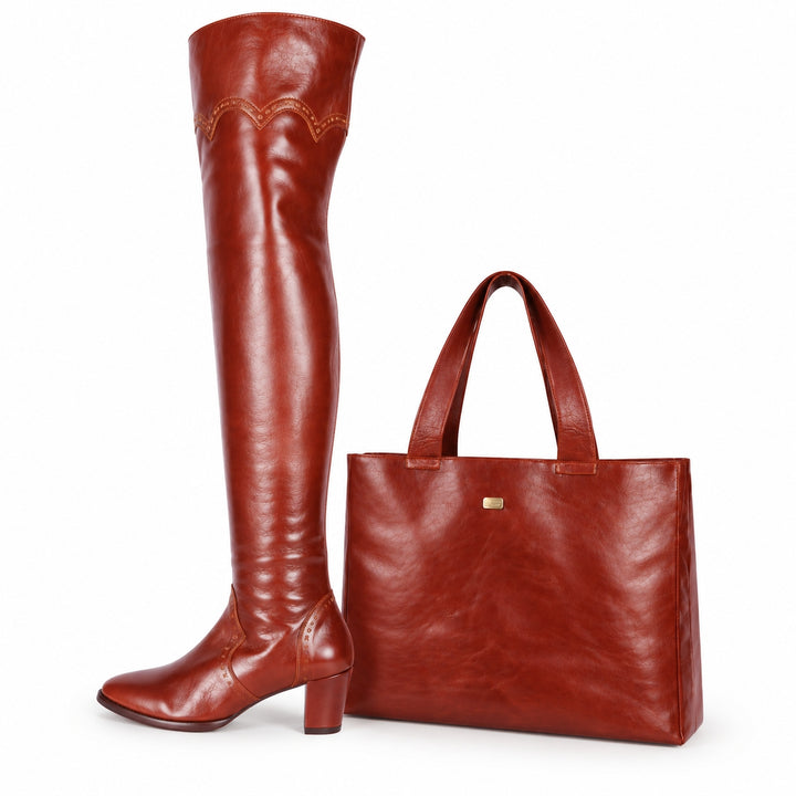 Tote Bag aus Leder oder Vinyl
