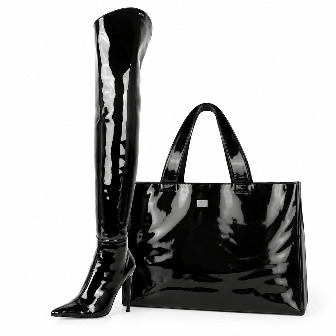 Tote Bag aus Leder oder Vinyl