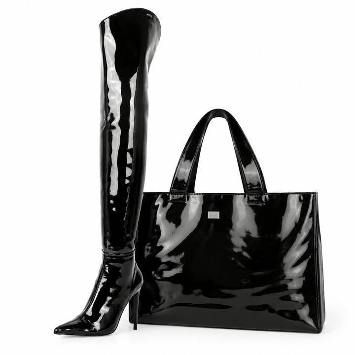 Tote Bag aus Leder oder Vinyl