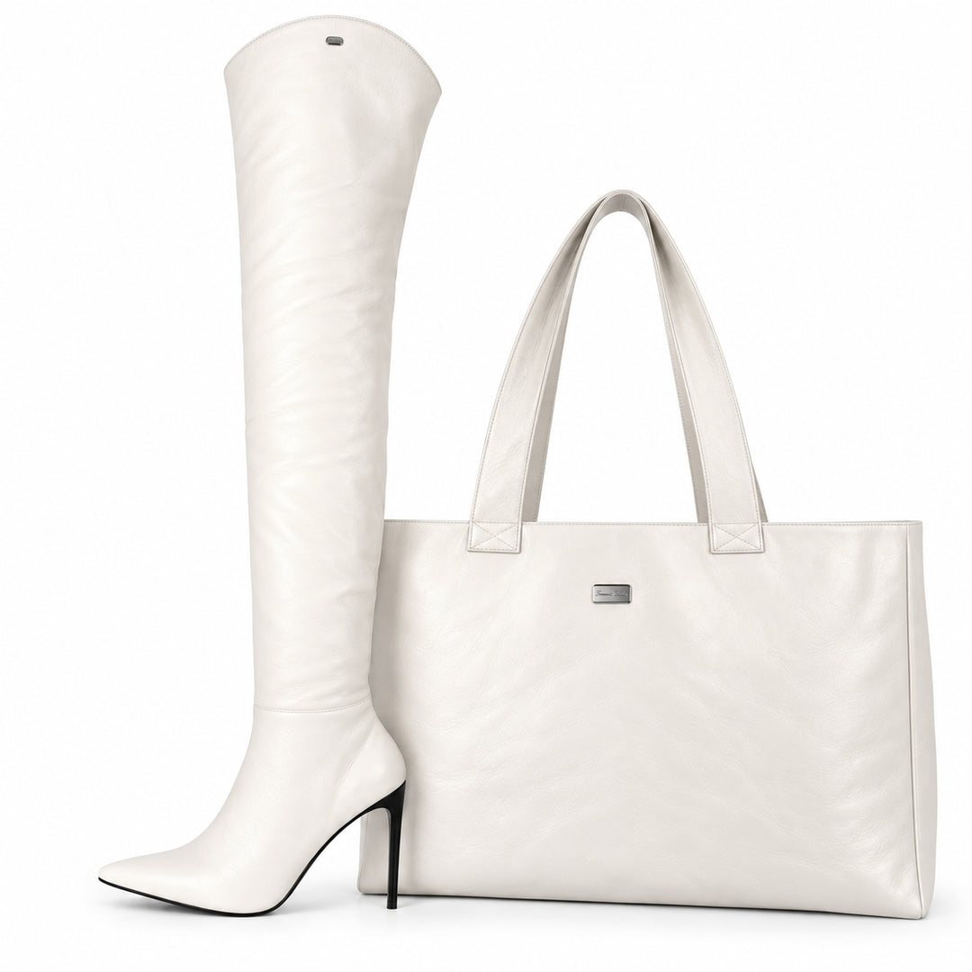 Tote Bag aus Leder oder Vinyl