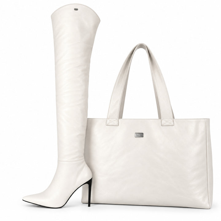 Tote Bag aus Leder oder Vinyl