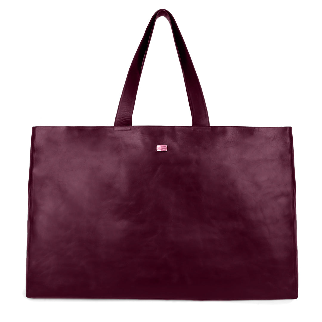 Sac à bottes XL cuir ou vinyle noir