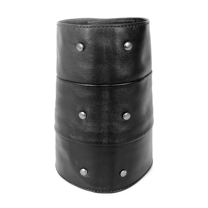 Long cuff wallet with rivets