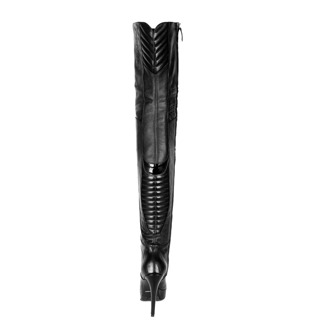 Evil Racer Evil Racer Boots thigh high (model 619) leather – Fernando Berlin