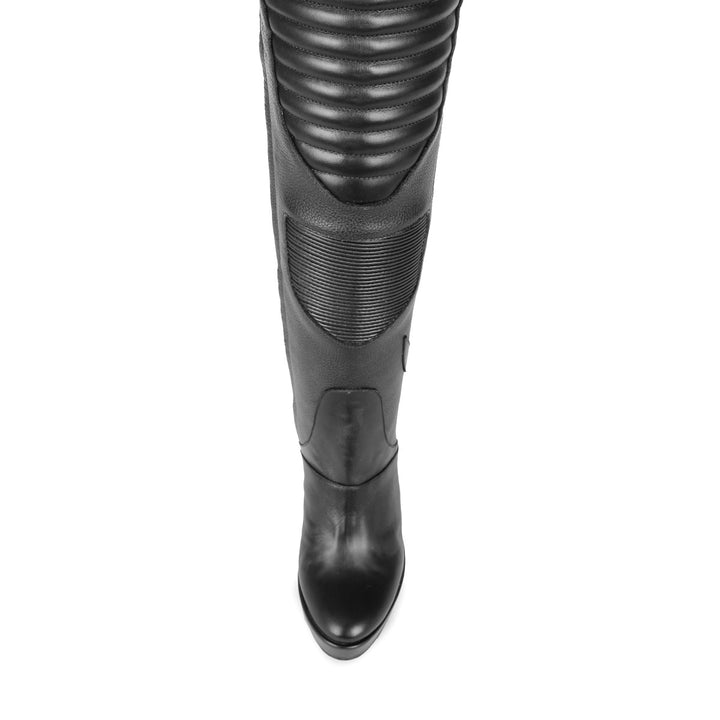 Evil Racer Boots thigh high (model 619) leather