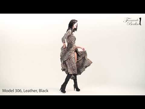 Over-the-knee boots with platform (model 306) leather camel Over-the-knee boots with platform (model 306) leather camel