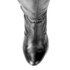 Boots thigh high block heel strap (Model 118)