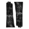 Opera leather gloves with push buttons forearm made-to-measure (model 215)