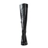 Knee high boot with wide heel made-to-measure (Model 302)