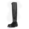 Leather boots knee high (Model 409)