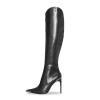 Knee high boot with metal toecap (Model 460)