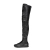 Sneakers thigh high with lacing (Model 500)