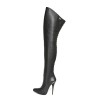 High heel over-the-knee boots with rivets made-to-measure (Model 510)