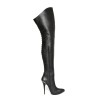 High heel over-the-knee boots with rivets made-to-measure (Model 510)