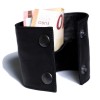 Short cuff wallet from soft leather