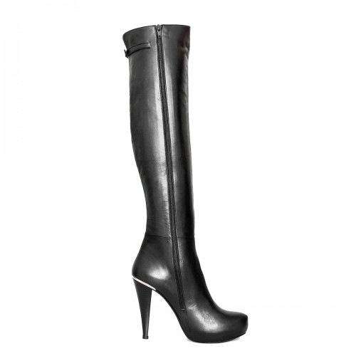 Over-the-knee boots high heel platform made-to-measure