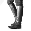 Bottes pour hommes au genou avec boucle sur mesure (Modèle 400)