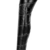 Super lange Lederstiefel mit Swarovski®-Kristallen auf Maß (Modell 101)