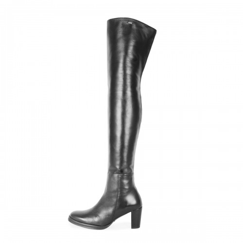Thigh high boots mid-heel made-to-measure (Model 507)