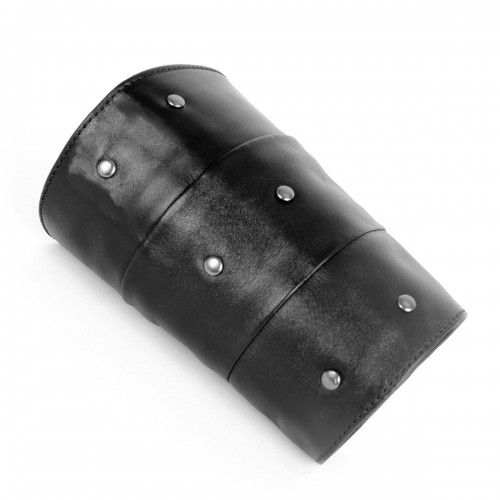 Long cuff wallet with rivets