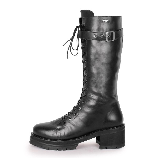 Boots Combat/Gothic style calf-high standard size (Model 370)