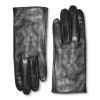 Short leather gloves with button (Model 210)